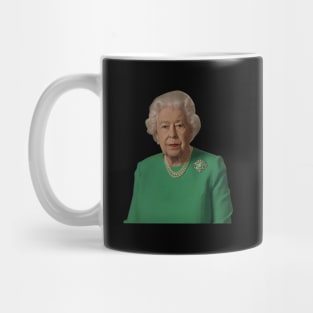 Queen Elizabeth Green screen Dress Mug